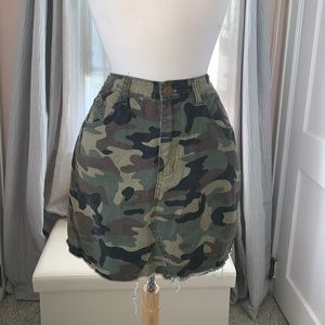 Mini Army fatigue skirt